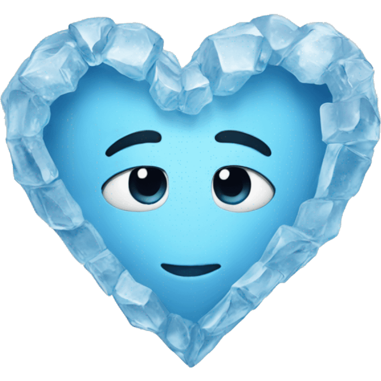 Ice heart  emoji