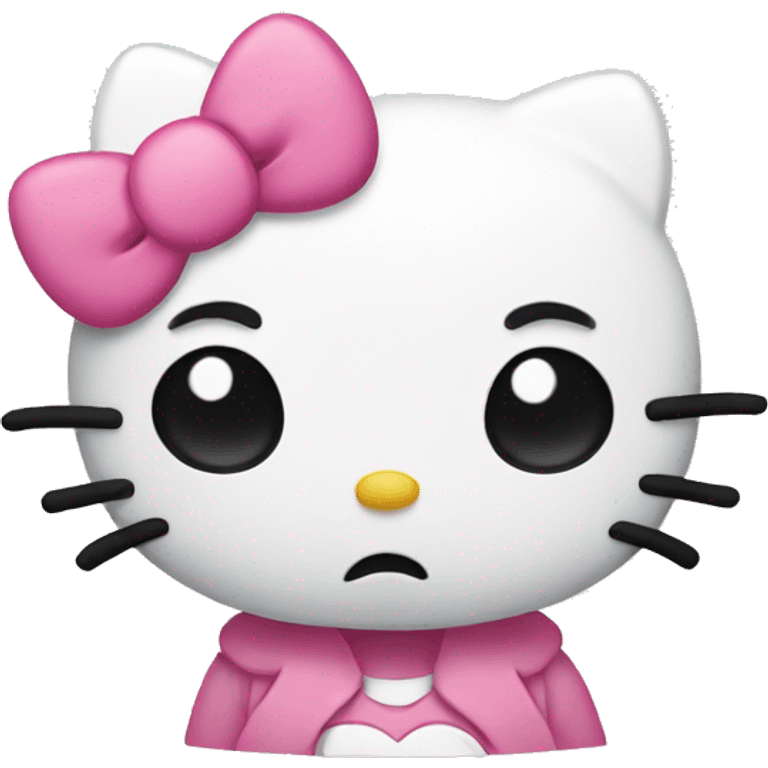 sad hellokitty emoji