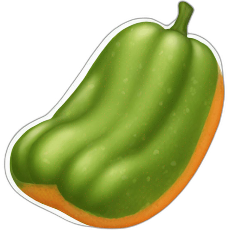 orange-pickle emoji