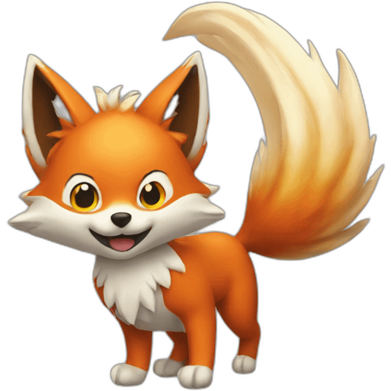 Nine tailed fox emoji