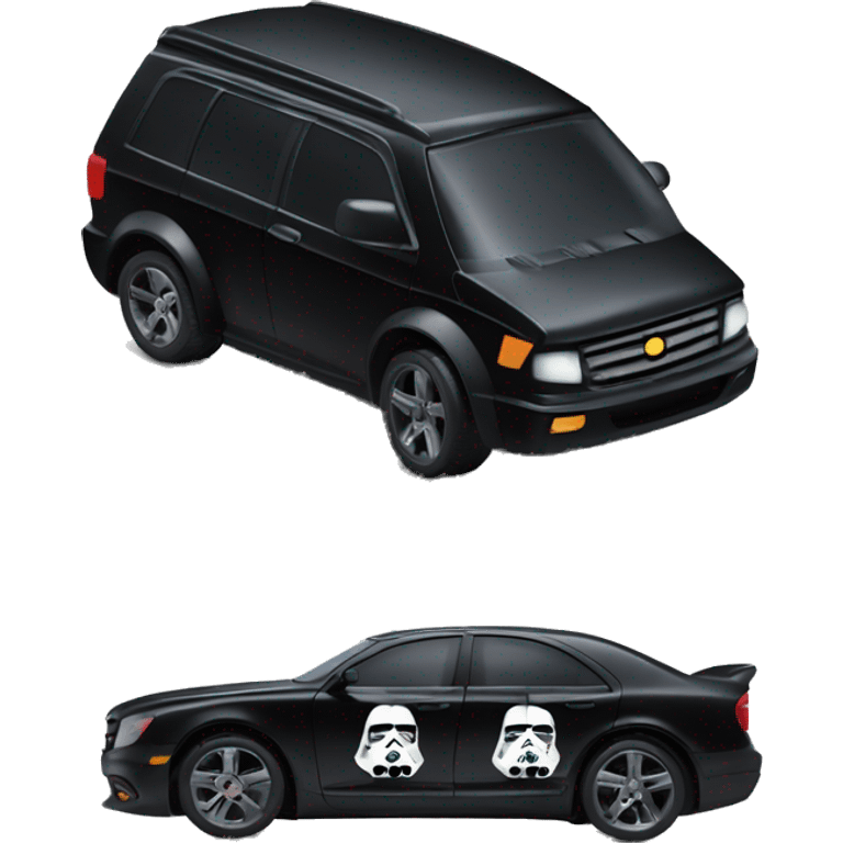 Toy Story Darth Vader themed car  emoji