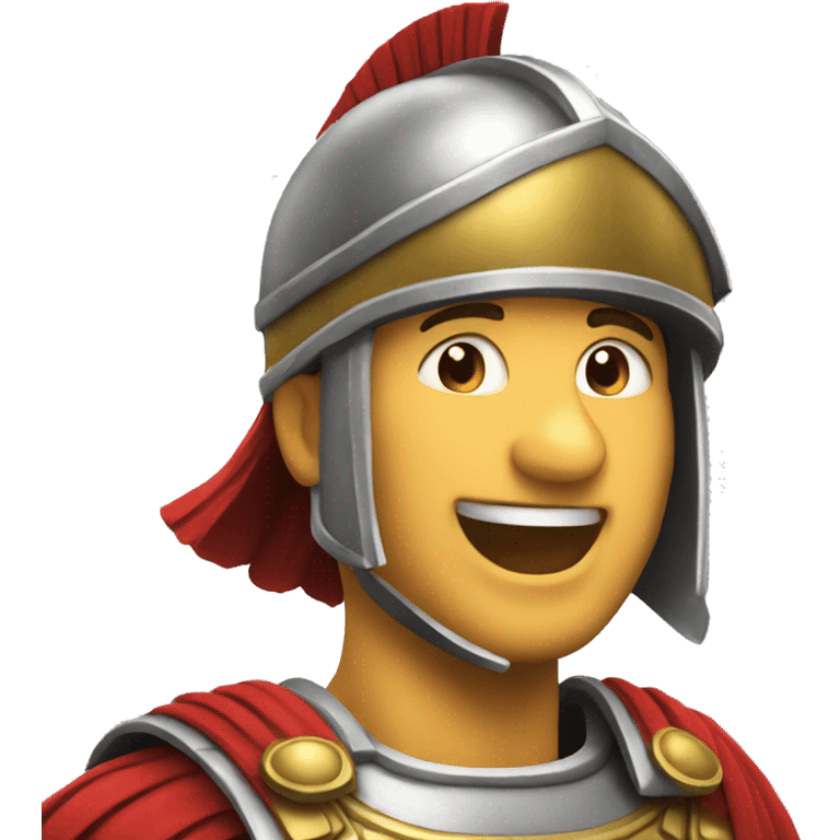 roman soldier laugh emoji