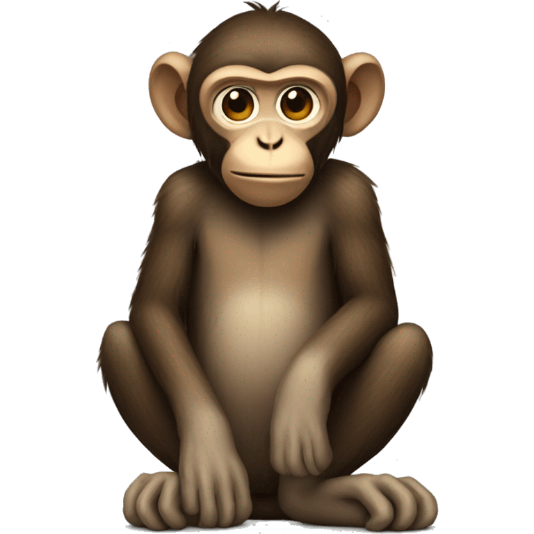 Monkey waiting emoji