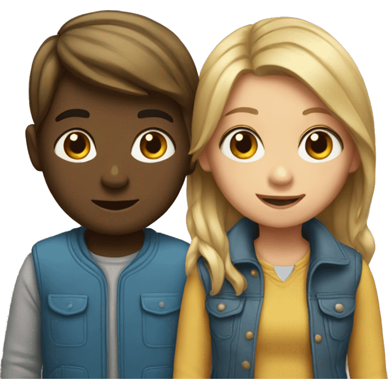 Boy and girl emoji