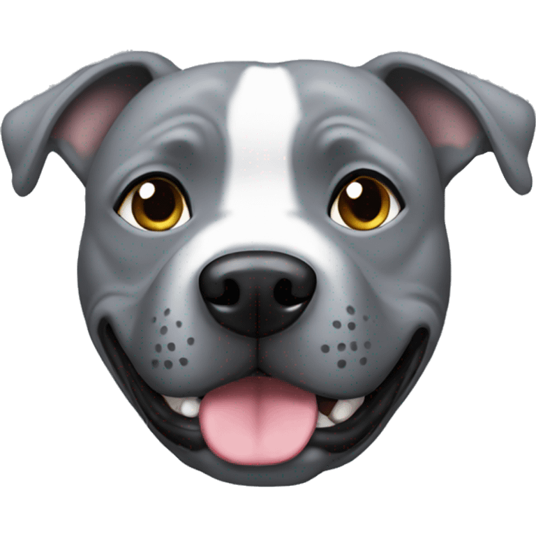 Grey staffie  emoji