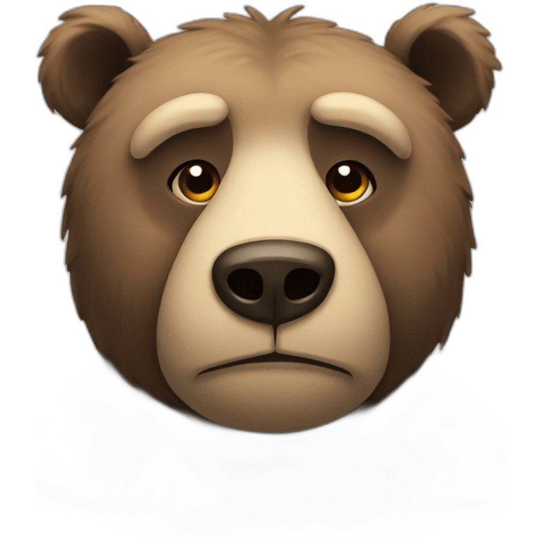 sad-bear emoji