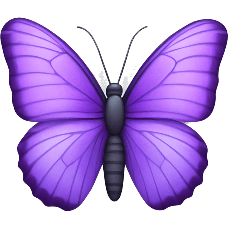 Purple butterfly emoji