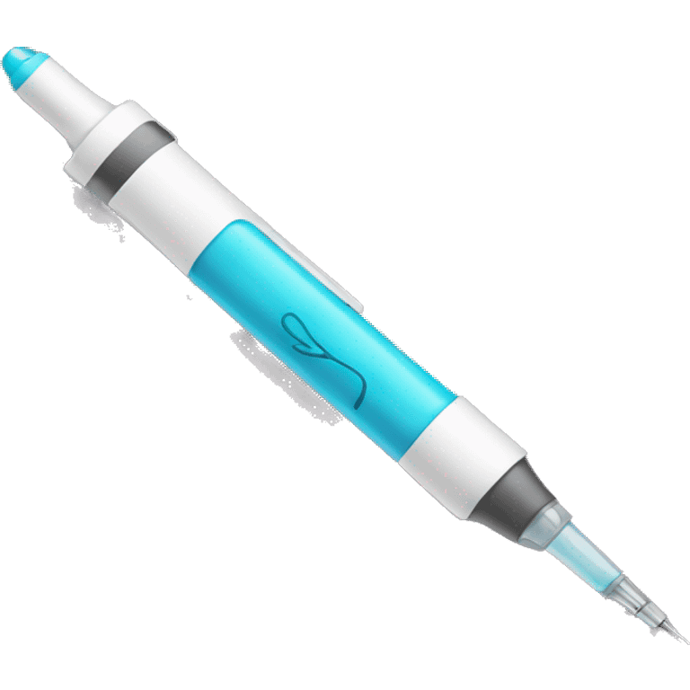 Auto injector medicine pen emoji