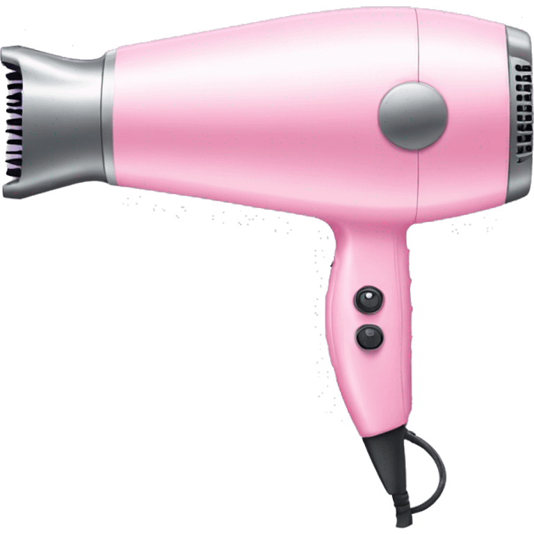 Light pink hairdryer emoji