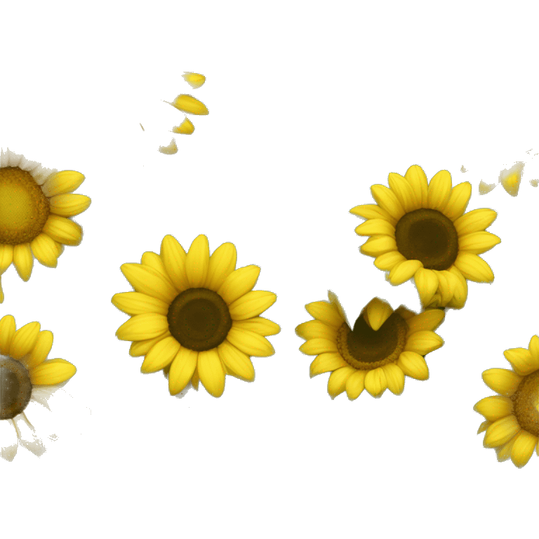 bouquet de tournesol emoji