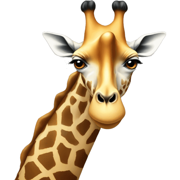 Sad XXL giraffe  emoji