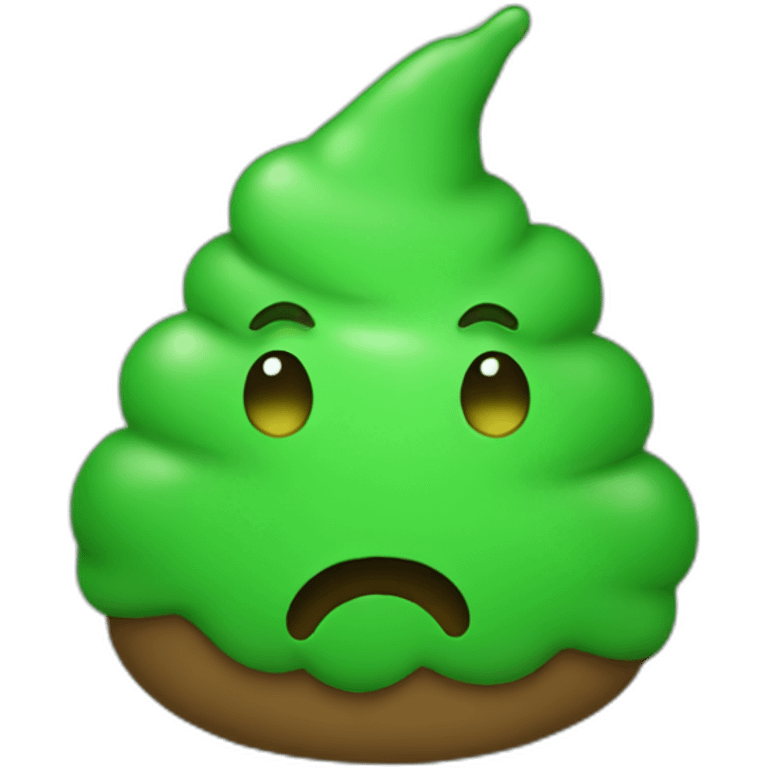 green poop emoji