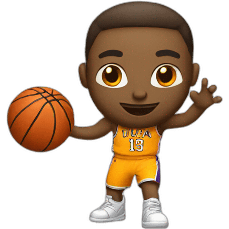 chat qui fait du basketball emoji