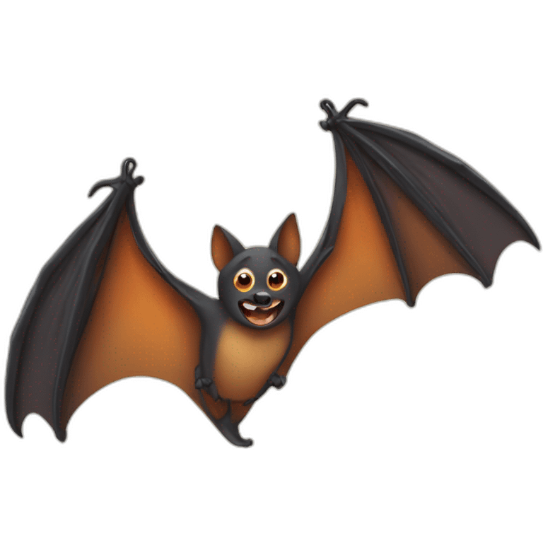 bat flying fox emoji