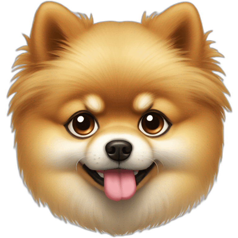 pomeranian sad with tears emoji