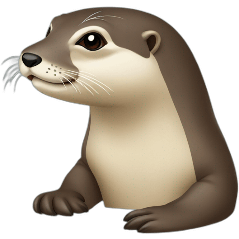 Loutre sur tortuz emoji