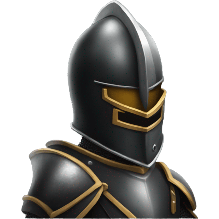 knight black helmet fantasy emoji