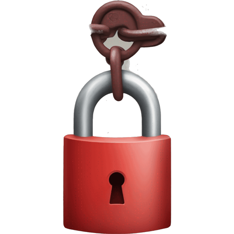 red padlock emoji