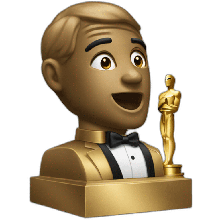 Estatuilla de los oscars emoji