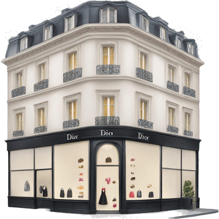 Dior boutique emoji