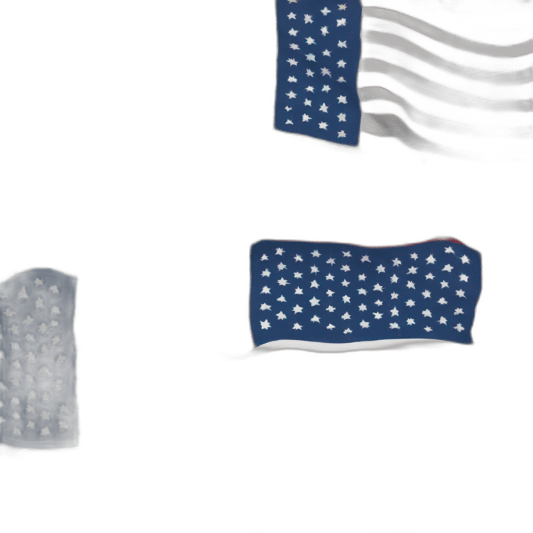 an American flag with the emotion of "whaaa?" emoji