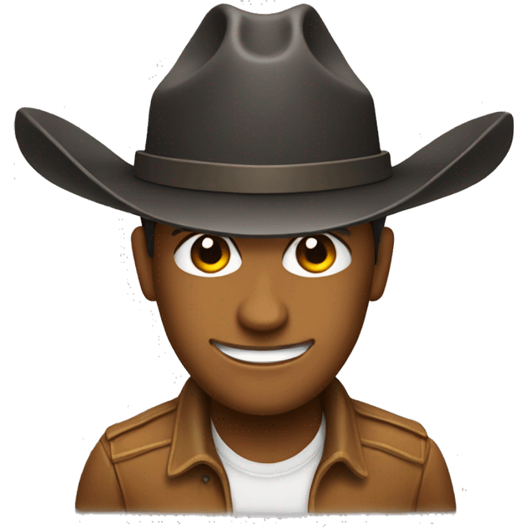 Front with cowboy hat emoji