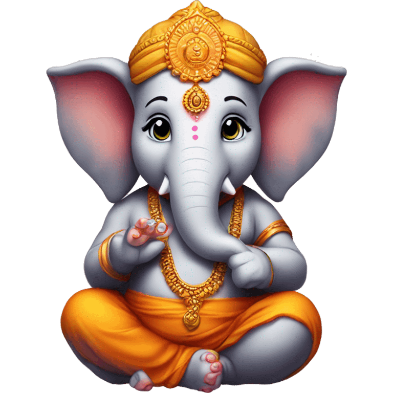 Ganpati bappa CUTE emoji