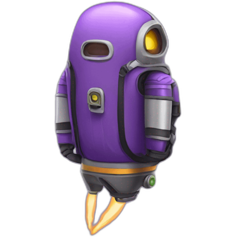 Purple Jetpack emoji