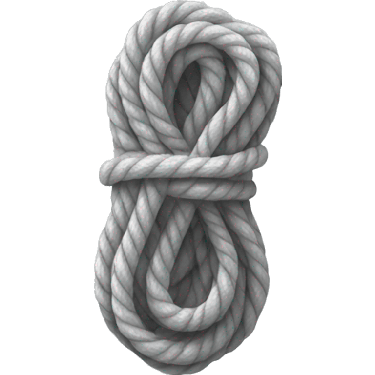 tight light grey rope  emoji