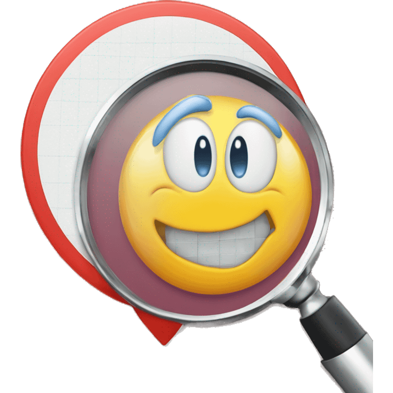 discount price tag on a magnifying glass emoji