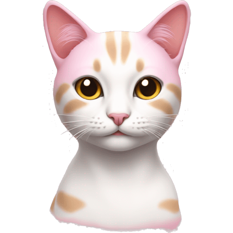 cat pink emoji