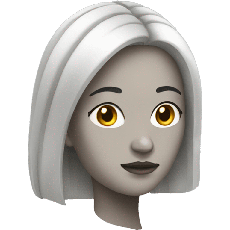 woman with her head tilted down emoji