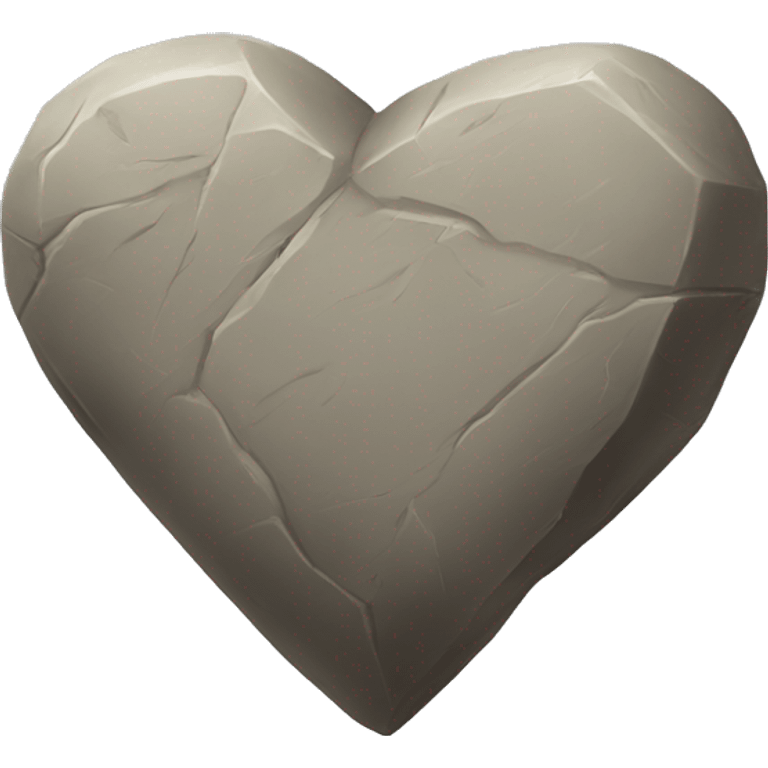 Stone Heart emoji