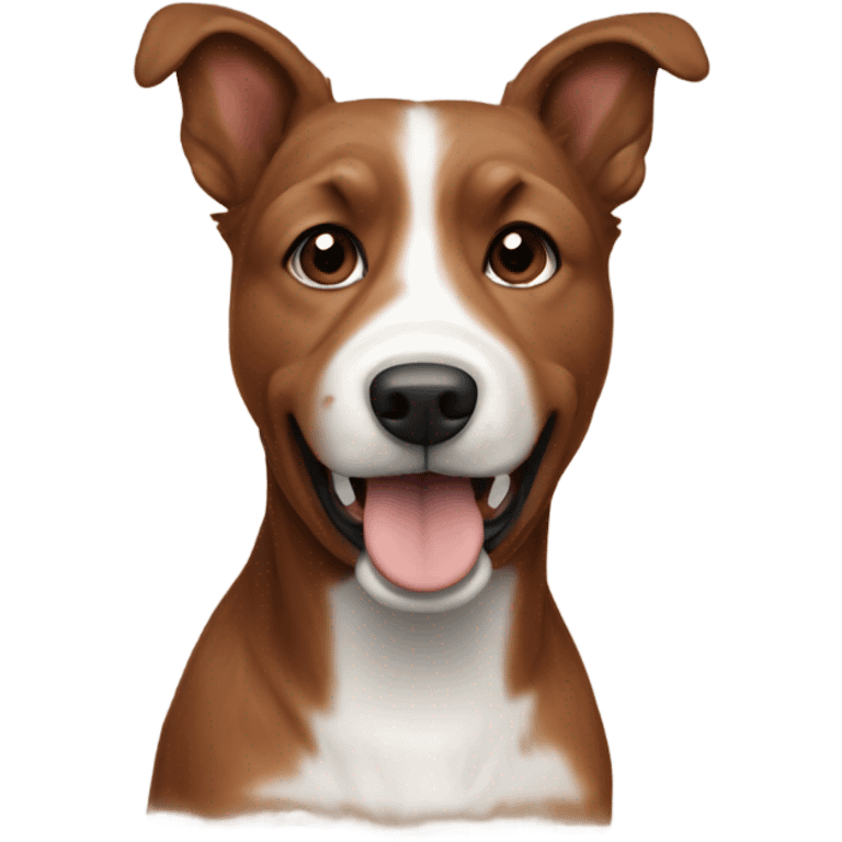 A reddish brown Alaskan terrier emoji