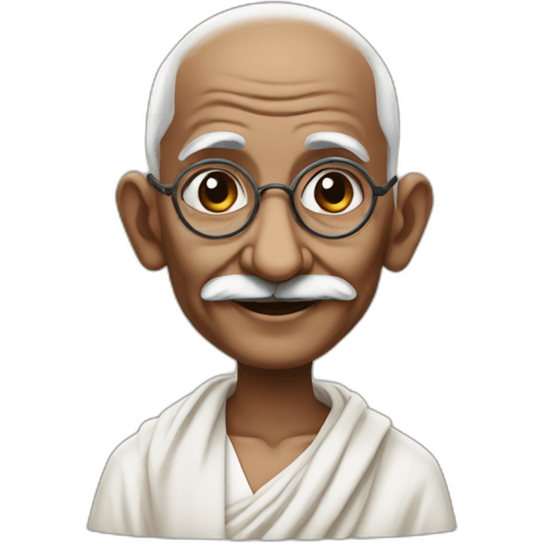 Mahatma Gandhi emoji