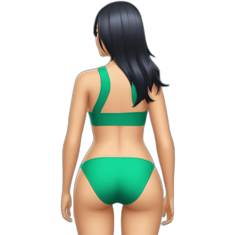 nico robin full body pawg swimsuit back shot emoji