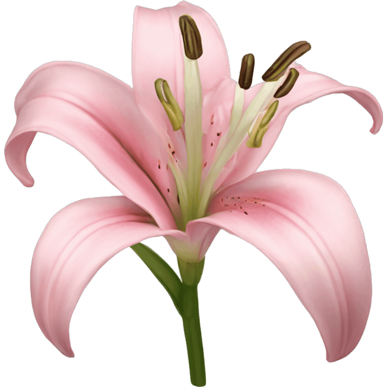 light pink lilium emoji