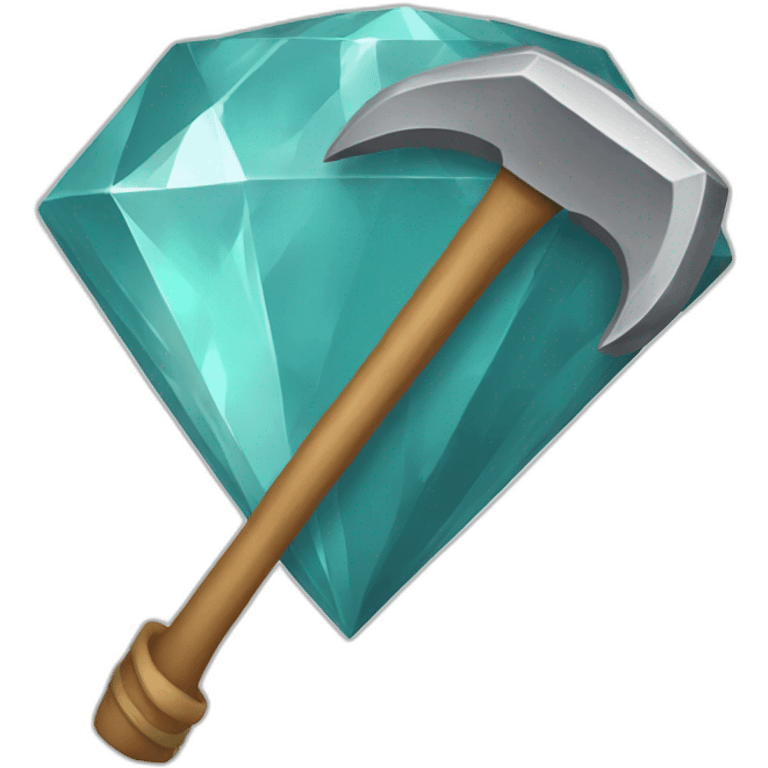 Diamond-pickaxe emoji