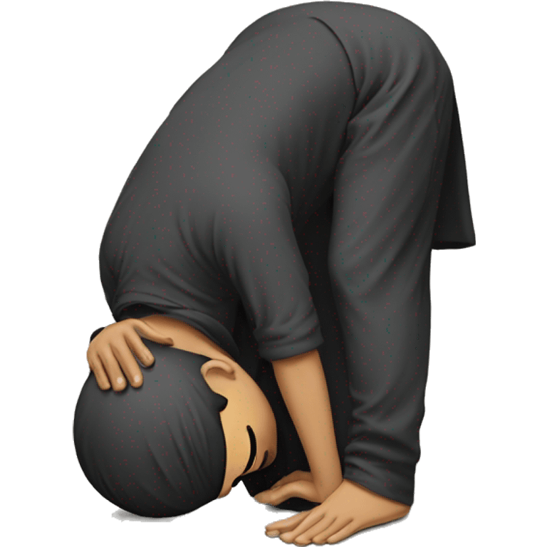 Muslim prostrating emoji