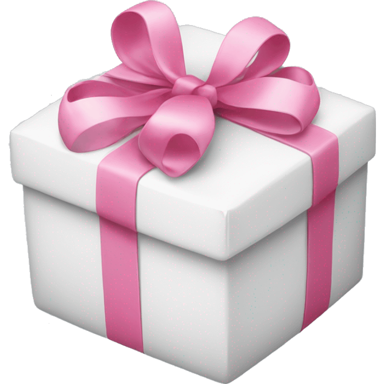 white present with pink ribbon emoji