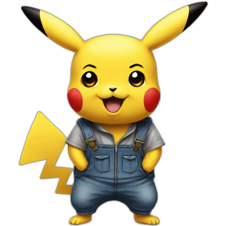 Pikachu sur sacha emoji