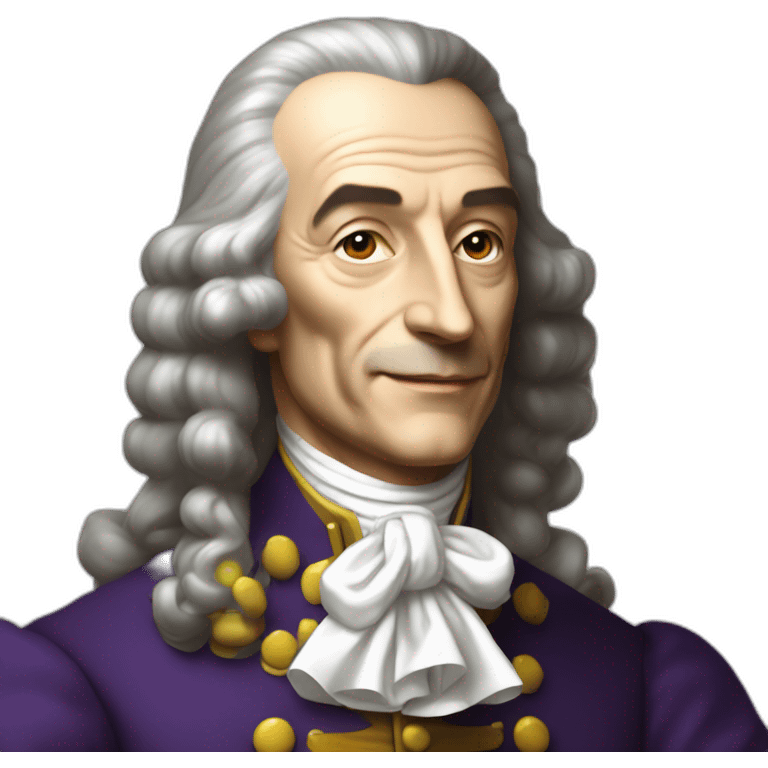 Voltaire boit du thé  emoji