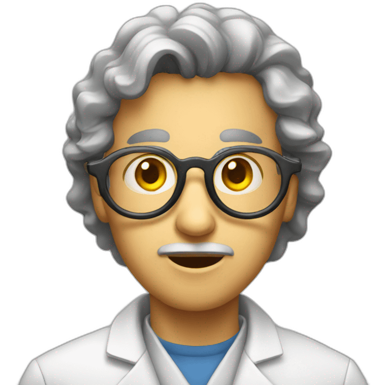 a curious scientist emoji