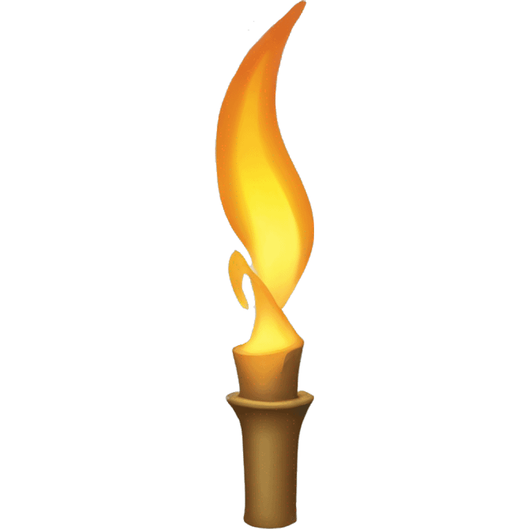 torch pass to the right emoji