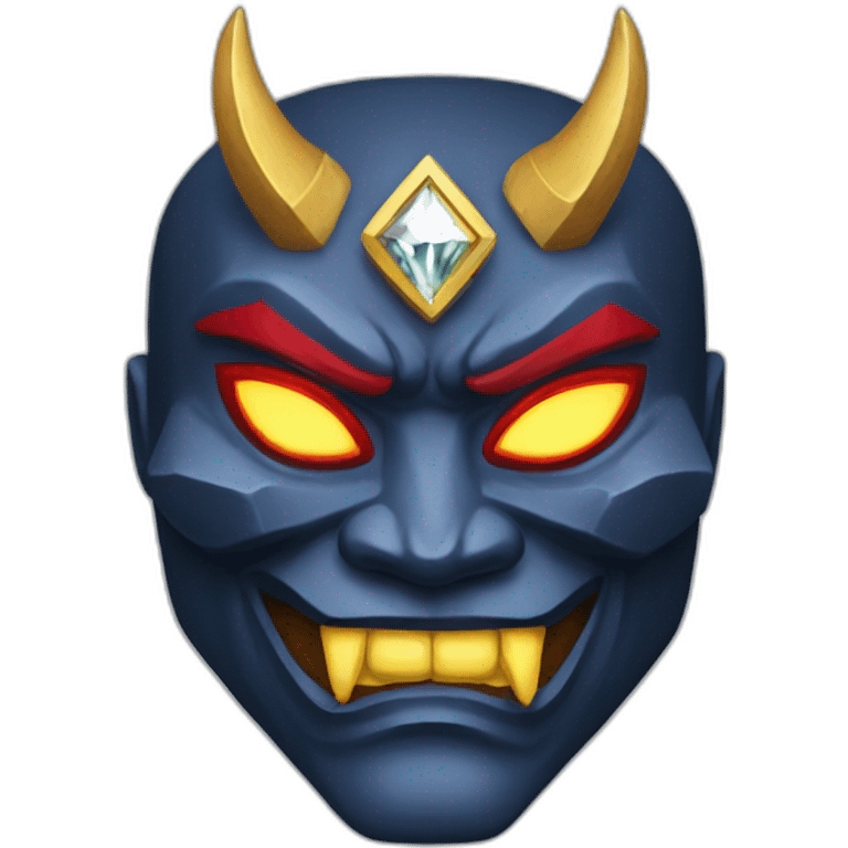 diamond oni mask emoji