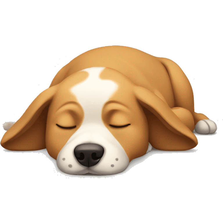 Sleeping dog emoji