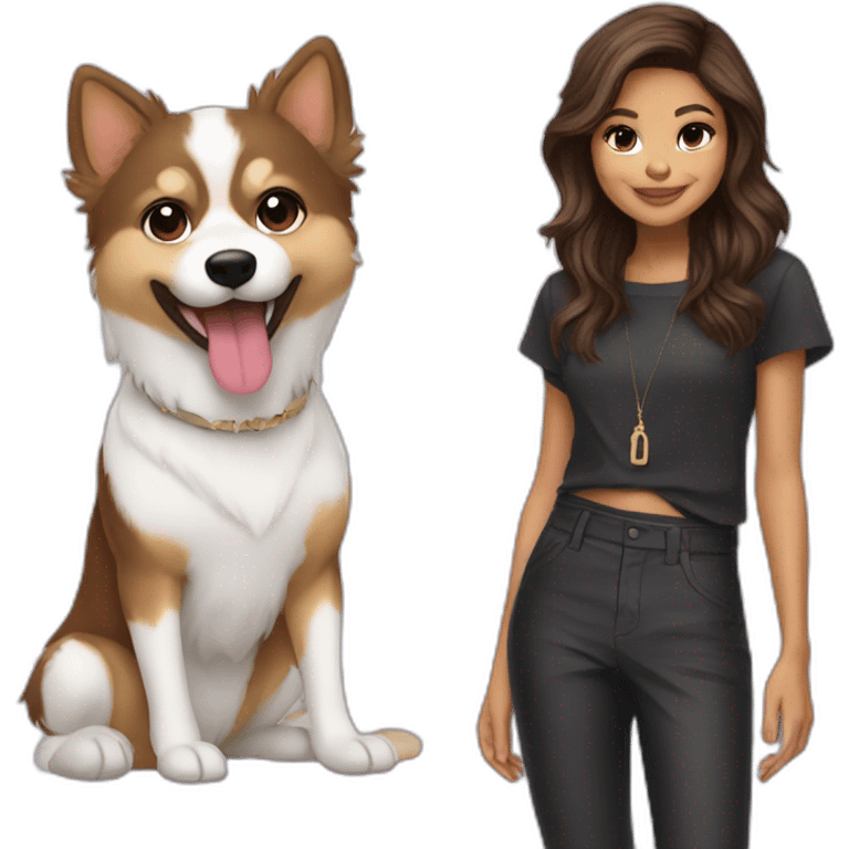 ZENDAYA WITH POMCHI emoji