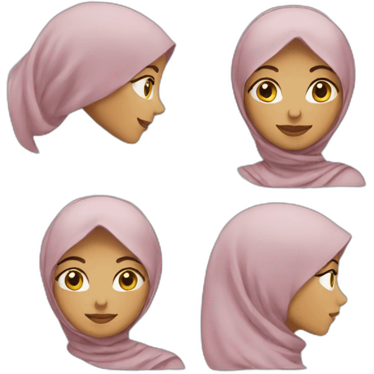 Woman wear hijab  emoji