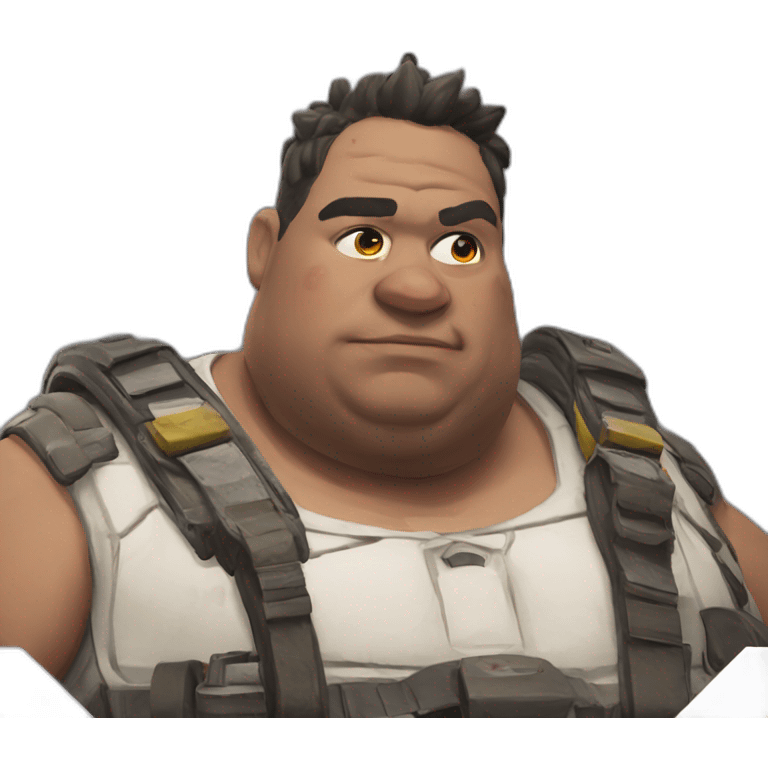 Fat Gibraltar from apex legends emoji