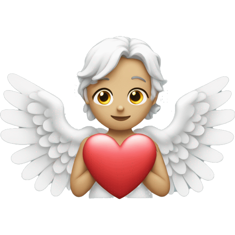 heart with angel wings emoji